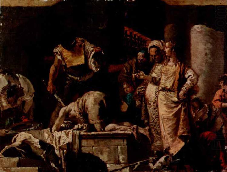 Die Enthauptung Johannes des Taufers, Giovanni Battista Tiepolo